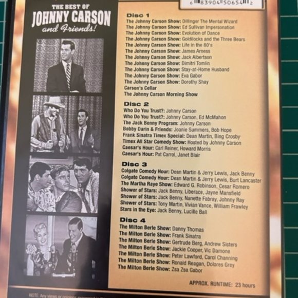 The Best of Johnny Carson DVD - Picture 2 of 2